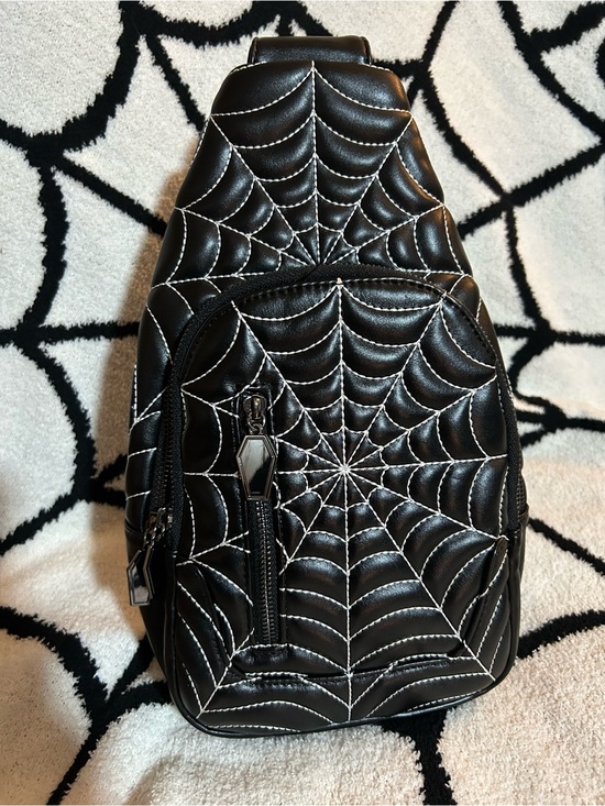 Foxblood Handbags - Spiderweb crossbody backpack